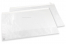 Sachets en papier cristal blanc avec bande adhésive - 550 x 500 mm | Paysdesenveloppes.ch