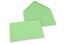 Enveloppes colorées pour cartes de voeux - vert menthe, 125 x 175 mm | Paysdesenveloppes.ch