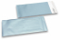Enveloppes aluminium métallisées mat - bleu glacial 110 x 220 mm | Paysdesenveloppes.ch
