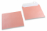 Enveloppes de couleurs nacrées - Rose bébé, 155 x 155 mm | Paysdesenveloppes.ch