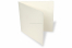 Cartes artisanales papier à bords frangés - carré | Paysdesenveloppes.ch