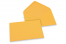 Enveloppes colorées pour cartes de voeux - jaune or, 125 x 175 mm | Paysdesenveloppes.ch