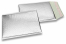 Enveloppes à bulles ECO métallique - argent 180 x 250 mm | Paysdesenveloppes.ch