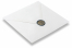Sceaux en cire - Lily français bleu foncé sur l'enveloppe | Paysdesenveloppes.ch