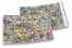 Enveloppes aluminium métallisées colorées - argent holographique  114 x 162 mm | Paysdesenveloppes.ch