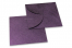 Enveloppe cadeau forme fleur - Violet  | Paysdesenveloppes.ch