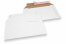 Enveloppes carton ondulé blanc - 190 x 275 mm | Paysdesenveloppes.ch