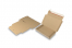Boîte postale pliante extra-plate avec bande adhésive - 230 x 160 x 25 mm (A5), marron | Paysdesenveloppes.ch