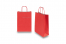 Sacs papier kraft avec anses rondes - rouge vif, 220 x 100 x 310 mm, 90 gr | Paysdesenveloppes.ch