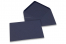 Enveloppes colorées pour cartes de voeux - bleu foncé, 125 x 175 mm | Paysdesenveloppes.ch