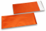 Enveloppes aluminium métallisées mat - orange 110 x 220 mm | Paysdesenveloppes.ch