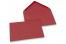 Enveloppes colorées pour cartes de voeux - rouge foncé, 125 x 175 mm | Paysdesenveloppes.ch
