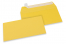 Enveloppes papier colorées - Jaune bouton d'or, 110 x 220 mm | Paysdesenveloppes.ch