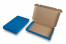 Boîte postale pliante extra-plate - bleu | Paysdesenveloppes.ch