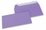 Enveloppes papier colorées - Violet, 110 x 220 mm | Paysdesenveloppes.ch
