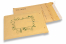 Enveloppes à bulles marron pour Noël - Décoration de Noël vert | Paysdesenveloppes.ch