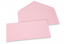 Enveloppes colorées pour cartes de voeux - rose clair, 110 x 220 mm | Paysdesenveloppes.ch