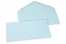 Enveloppes colorées pour cartes de voeux - bleu clair, 110 x 220 mm | Paysdesenveloppes.ch