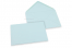 Enveloppes colorées pour cartes de voeux - bleu clair, 125 x 175 mm | Paysdesenveloppes.ch