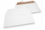 Enveloppes carton ondulé blanc - 245 x 345 mm | Paysdesenveloppes.ch