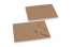 Enveloppes à fermeture Japonaise - 114 x 162 mm, marron | Paysdesenveloppes.ch
