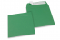 Enveloppes papier colorées - Vert foncé, 160 x 160 mm | Paysdesenveloppes.ch