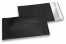 Enveloppes aluminium métallisées mat - noir 114 x 162 mm | Paysdesenveloppes.ch