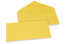 Enveloppes colorées pour cartes de voeux - jaune bouton d'or, 110 x 220 mm | Paysdesenveloppes.ch
