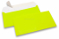Enveloppes fluo - jaune, sans fenêtre | Paysdesenveloppes.ch