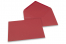 Enveloppes colorées pour cartes de voeux - rouge foncé, 162 x 229 mm | Paysdesenveloppes.ch