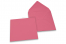 Enveloppes colorées pour cartes de voeux - rose vif, 155 x 155 mm | Paysdesenveloppes.ch
