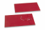 Enveloppes à fermeture Japonaise - 110 x 220 mm, rouge | Paysdesenveloppes.ch