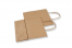 Sacs papier kraft avec anses rondes - brun, 190 x 80 x 210 mm, 80 gr | Paysdesenveloppes.ch
