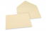 Enveloppes colorées pour cartes de voeux - blanc ivoire, 162 x 229 mm | Paysdesenveloppes.ch