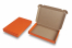 Boîte postale pliante extra-plate - orange | Paysdesenveloppes.ch