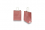 Sacs papier kraft avec anses rondes - rose métallisé, 180 x 80 x 220 mm, 90 gr | Paysdesenveloppes.ch