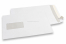 Enveloppes blanches standards, 176 x 250 mm, papier 90 gr, fenêtre à gauche 45 x 90 mm, position de la fenêtre à 20 mm du gauche et à 60 mm du bas, fermeture avec bande adhésive | Paysdesenveloppes.ch
