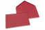 Enveloppes colorées pour cartes de voeux - rouge foncé, 133 x 184 mm | Paysdesenveloppes.ch