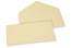 Enveloppes colorées pour cartes de voeux - camel, 110 x 220 mm | Paysdesenveloppes.ch