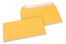 Enveloppes papier colorées - Jaune or, 110 x 220 mm | Paysdesenveloppes.ch