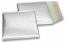 Enveloppes à bulles ECO métallique - argent 165 x 165 mm | Paysdesenveloppes.ch