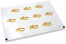 Pastilles adhésives thème mariage - anneaux d'or | Paysdesenveloppes.ch
