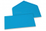 Enveloppes colorées pour cartes de voeux - bleu océan, 110 x 220 mm | Paysdesenveloppes.ch