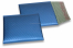 Enveloppes à bulles ECO métallisées mat colorées - bleu foncé 165 x 165 mm | Paysdesenveloppes.ch