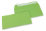 Enveloppes papier colorées - Vert pomme, 110 x 220 mm | Paysdesenveloppes.ch