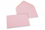 Enveloppes colorées pour cartes de voeux - rose clair, 125 x 175 mm | Paysdesenveloppes.ch