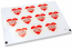 Pastilles adhésives thème amour - wishing you happy valentines coeur rouge | Paysdesenveloppes.ch