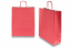 Sacs papier kraft avec anses rondes - rouge, 320 x 120 x 410 mm, 100 gr | Paysdesenveloppes.ch