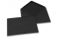 Enveloppes colorées pour cartes de voeux - noir, 133 x 184 mm | Paysdesenveloppes.ch