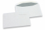 Enveloppes blanches en papier, 114 x 162 mm (C6), 80gr, fermeture gommée | Paysdesenveloppes.ch